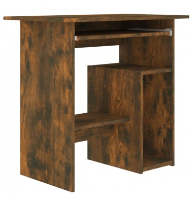 Rašomasis stalas, dūminio ąžuolo spalvos, 80x45x74cm, mediena - Rašomieji stalai - 2