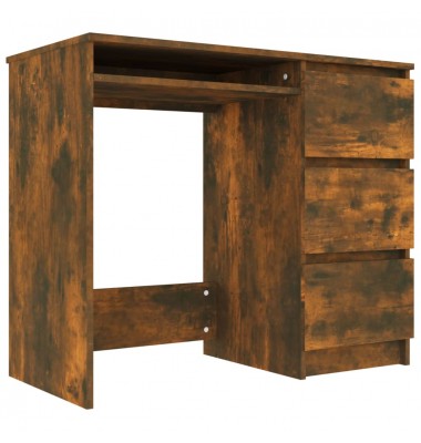  Rašomasis stalas, dūminio ąžuolo spalvos, 90x45x76cm, mediena - Rašomieji stalai - 2
