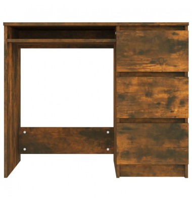  Rašomasis stalas, dūminio ąžuolo spalvos, 90x45x76cm, mediena - Rašomieji stalai - 4