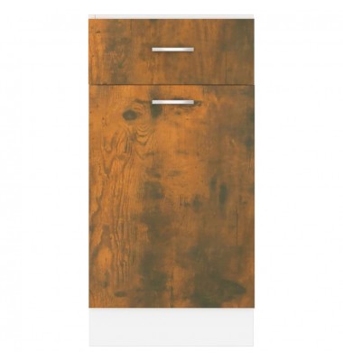  Apatinė spintelė su stalčiumi, ąžuolo, 40x46x81,5cm, mediena - Virtuvės spintelės - 5
