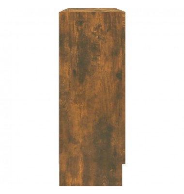  Vitrininė spintelė, dūminio ąžuolo, 82,5x30,5x80cm, mediena - Pastatomos lentynos, spintelės - 4