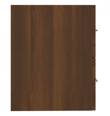Spintelė praustuvui, ruda ąžuolo, 60x38,5x48cm, mediena - Vonios spintelės, veidrodžiai - 4