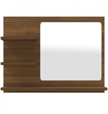  Vonios veidrodis, rudas ąžuolo, 60x10,5x45cm, mediena - Vonios spintelės, veidrodžiai - 3