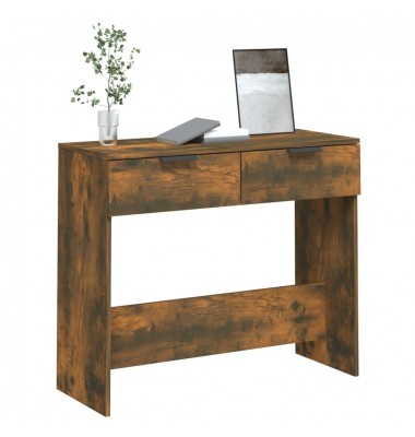  Konsolinis staliukas, dūminio ąžuolo, 90x36x75cm, mediena - Žurnaliniai staliukai - 4