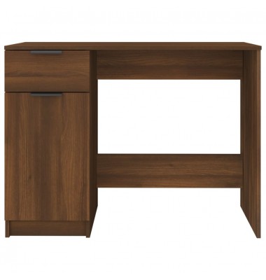  Rašomasis stalas, rudos ąžuolo spalvos, 100x50x75cm, mediena - Rašomieji stalai - 6