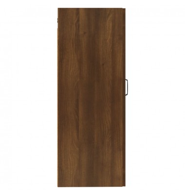  Pakabinama spintelė, ruda ąžuolo, 35x34x90cm, apdirbta mediena - Biuro spintos, spintelės - 6