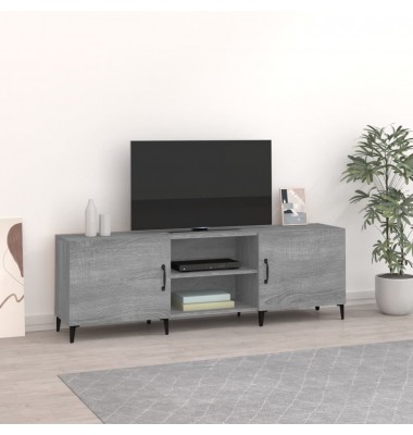  Televizoriaus spintelė, pilka ąžuolo, 150x30x50cm, mediena - TV spintelės - 1