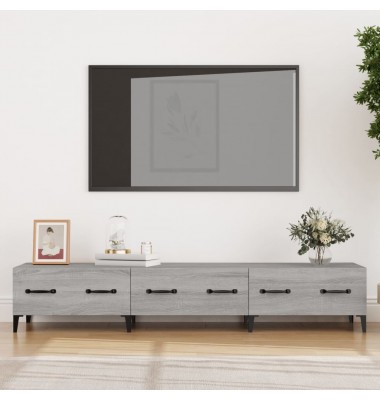  Televizoriaus spintelė, pilka ąžuolo, 150x34,5x30cm, mediena - TV spintelės - 1