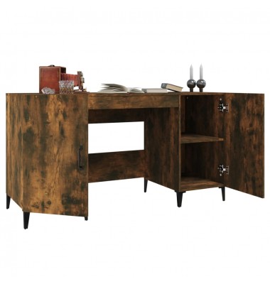  Rašomasis stalas, dūminio ąžuolo, 140x50x75cm, apdirbta mediena - Rašomieji stalai - 5