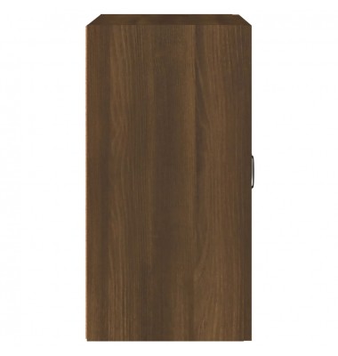  Sieninė spintelė, ruda ąžuolo, 60x31x60cm, apdirbta mediena - Biuro spintos, spintelės - 4