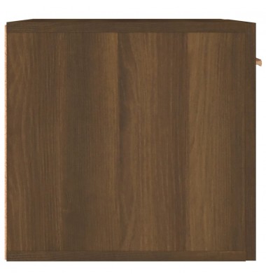  Sieninė spintelė, ruda ąžuolo, 60x36,5x35cm, apdirbta mediena - Biuro spintos, spintelės - 6