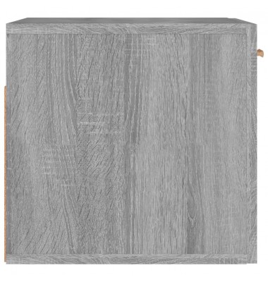  Sieninė spintelė, pilka ąžuolo, 80x35x36,5cm, apdirbta mediena - Biuro spintos, spintelės - 6