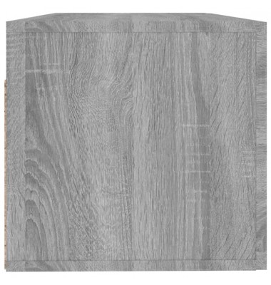  Sieninė spintelė, pilka ąžuolo, 100x36,5x35cm, apdirbta mediena - Biuro spintos, spintelės - 6