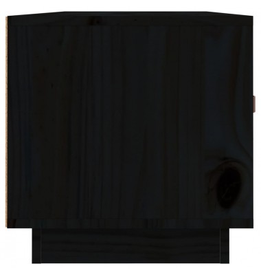  Televizoriaus spintelė, juoda, 80x34x35cm, pušies masyvas - TV spintelės - 8