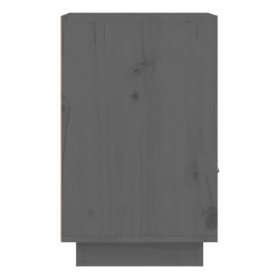  Naktinė spintelė, pilka, 40x34x55cm, pušies medienos masyvas - Naktinės spintelės - 7