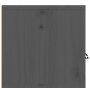  Sieninė spintelė, pilka, 60x30x30cm, pušies medienos masyvas - Pakabinamos lentynos, spintelės - 4