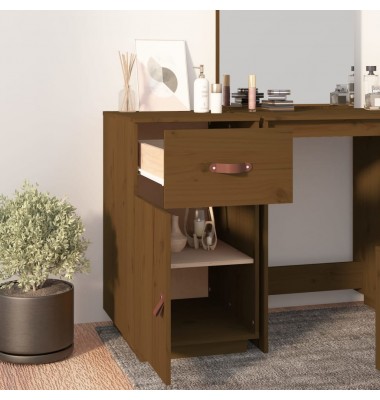  Rašomojo stalo spintelė, medaus ruda, 40x50x75cm, pušis - Biuro spintos, spintelės - 3