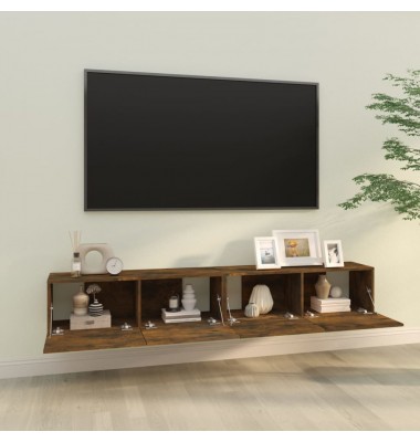  Televizoriaus spintelės, 2vnt., ąžuolo, 100x30x30cm, mediena - TV spintelės - 3