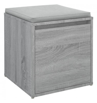  Dėžė-stalčius, pilka ąžuolo, 40,5x40x40cm, apdirbta mediena - Daiktadėžės - 4