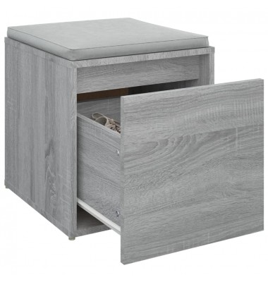  Dėžė-stalčius, pilka ąžuolo, 40,5x40x40cm, apdirbta mediena - Daiktadėžės - 5