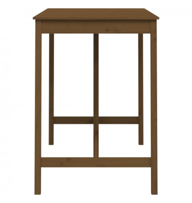  Baro stalas, medaus rudas, 140x80x110cm, pušies masyvas - Stalai - 4