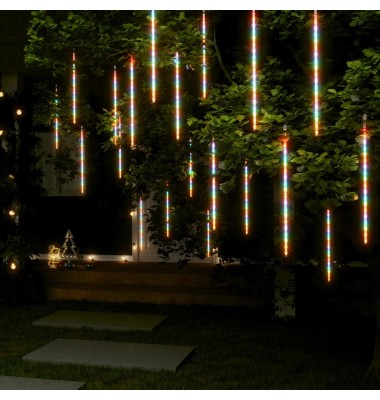  Girlianda meteorų lietus, 20vnt., 50cm, 720 spalvotų LED - Kalėdinis apšvietimas - 1