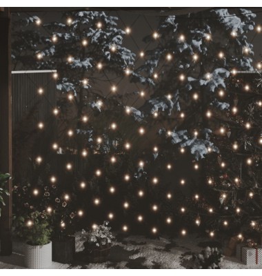  Kalėdinių lempučių tinklas, 3x2m, 204 šiltos baltos LED - Kalėdinis apšvietimas - 1