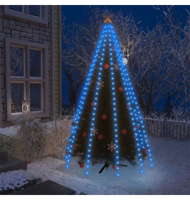  Kalėdų eglutės girlianda su 250 mėlynų LED lempučių, 250cm - Kalėdinis apšvietimas - 1