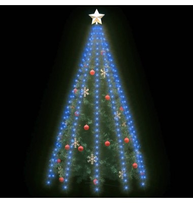  Kalėdų eglutės girlianda su 250 mėlynų LED lempučių, 250cm - Kalėdinis apšvietimas - 3
