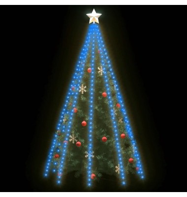  Kalėdų eglutės girlianda su 400 mėlynų LED lempučių, 400cm - Kalėdinis apšvietimas - 3