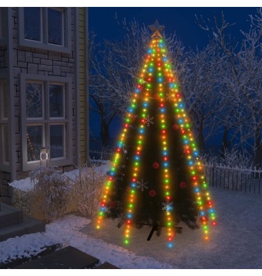  Kalėdų eglutės girlianda su 400 spalvotų LED lempučių, 400cm - Kalėdinis apšvietimas - 1