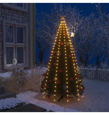  Kalėdinė girlianda eglutei-tinklas su 250 LED lempučių, 250cm - Kalėdinis apšvietimas - 1