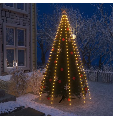  Kalėdinė girlianda eglutei-tinklas su 300 LED lempučių, 300cm - Kalėdinis apšvietimas - 1
