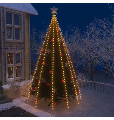  Kalėdinė girlianda eglutei-tinklas su 500 LED lempučių, 500cm - Kalėdinis apšvietimas - 1