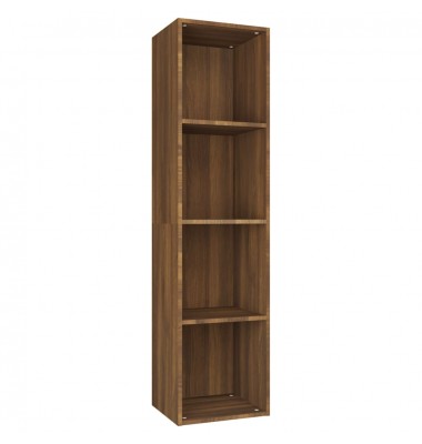  Knygų/televizoriaus spintelė, ruda, 36x30x143cm, mediena - Pastatomos lentynos, spintelės - 2