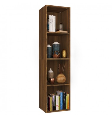  Knygų/televizoriaus spintelė, ruda, 36x30x143cm, mediena - Pastatomos lentynos, spintelės - 9