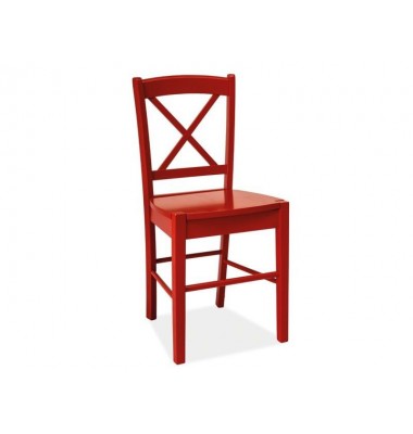 Kėdė 56 Raudona - Valgomojo Kėdės - 1