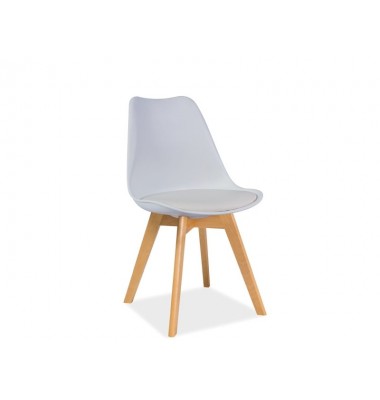 Kėdė KR Bukas/Balta - Valgomojo Kėdės - 1