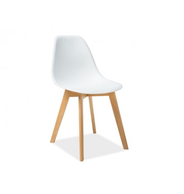 Kėdė MOR Bukas/Balta - Valgomojo Kėdės - 1
