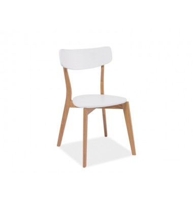 Kėdė MOS Ąžuolas/Balta - Valgomojo Kėdės - 1