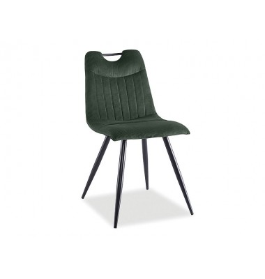 Kėdė OR Velvetas Juoda/Žalia Fj. 79 - Valgomojo Kėdės - 1