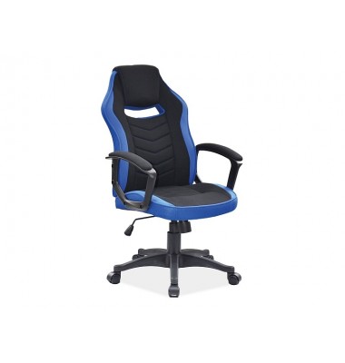 Kėdė su ratukais CAM Juoda,/Mėlyna - Biuro kėdės - 1