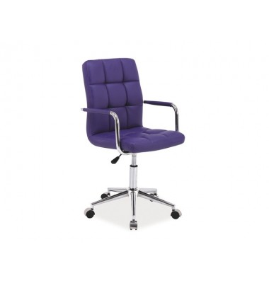Kėdė su ratukais K22 Violetinė - Biuro kėdės - 1