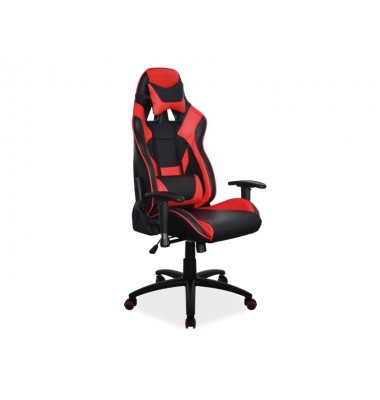 Kėdė su ratukais SUP Juoda/Raudona - Biuro kėdės - 1