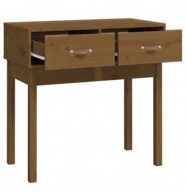  Konsolinis staliukas, medaus rudas, 76,5x40x75cm, pušis - Žurnaliniai staliukai - 4