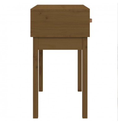  Konsolinis staliukas, medaus rudas, 76,5x40x75cm, pušis - Žurnaliniai staliukai - 5