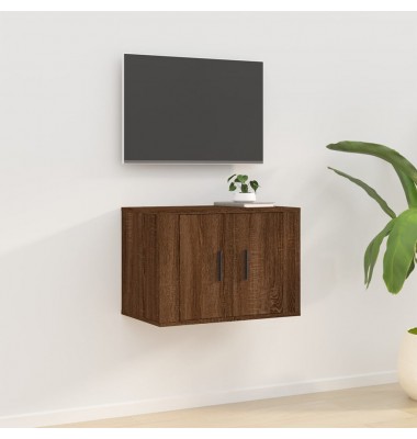  Sieninė televizoriaus spintelė, ruda ąžuolo, 57x34,5x40cm - TV spintelės - 1