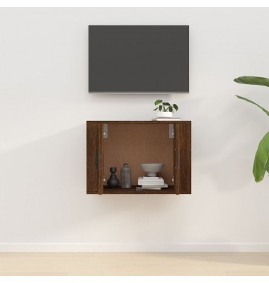  Sieninė televizoriaus spintelė, ruda ąžuolo, 57x34,5x40cm - TV spintelės - 3