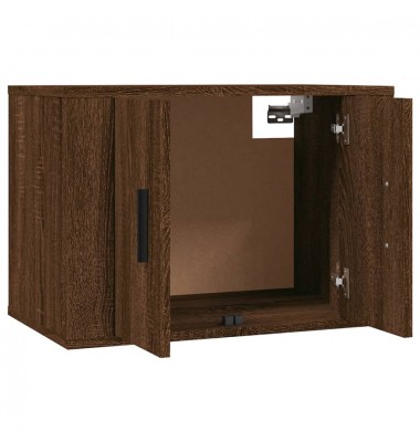  Sieninė televizoriaus spintelė, ruda ąžuolo, 57x34,5x40cm - TV spintelės - 8