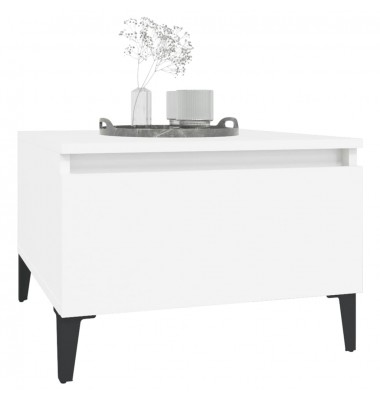  Staliukas, baltos spalvos, 50x46x35cm, apdirbta mediena - Žurnaliniai staliukai - 4